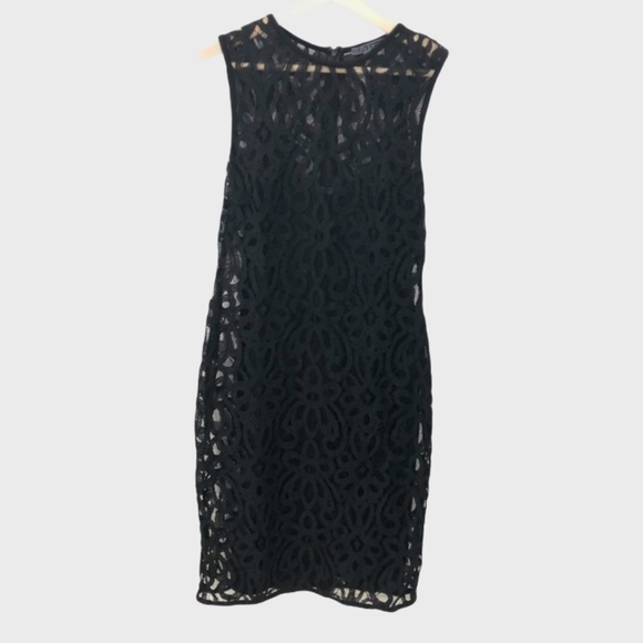 VELVET by graham and spencer sleeveless lace dress - Picture 1 of 7